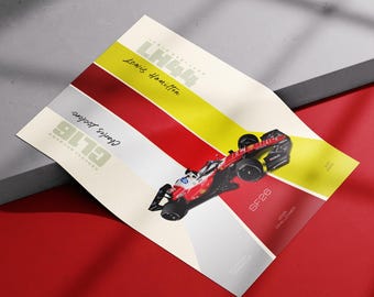 Ferrari F1 Car Poster | SF26 Formula Racing Art