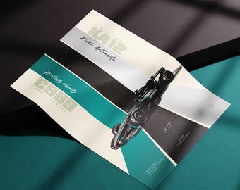 W17 F1 Poster | Mercedes F1 Motorsport Art