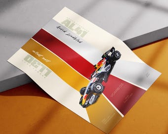 VCARB 03 Formula 1 Racing Poster | Modern F1 Motorsport Art