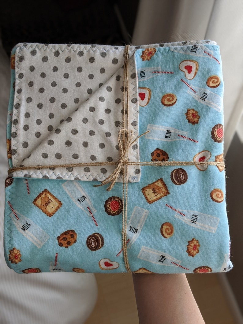 Milk and cookies blanket