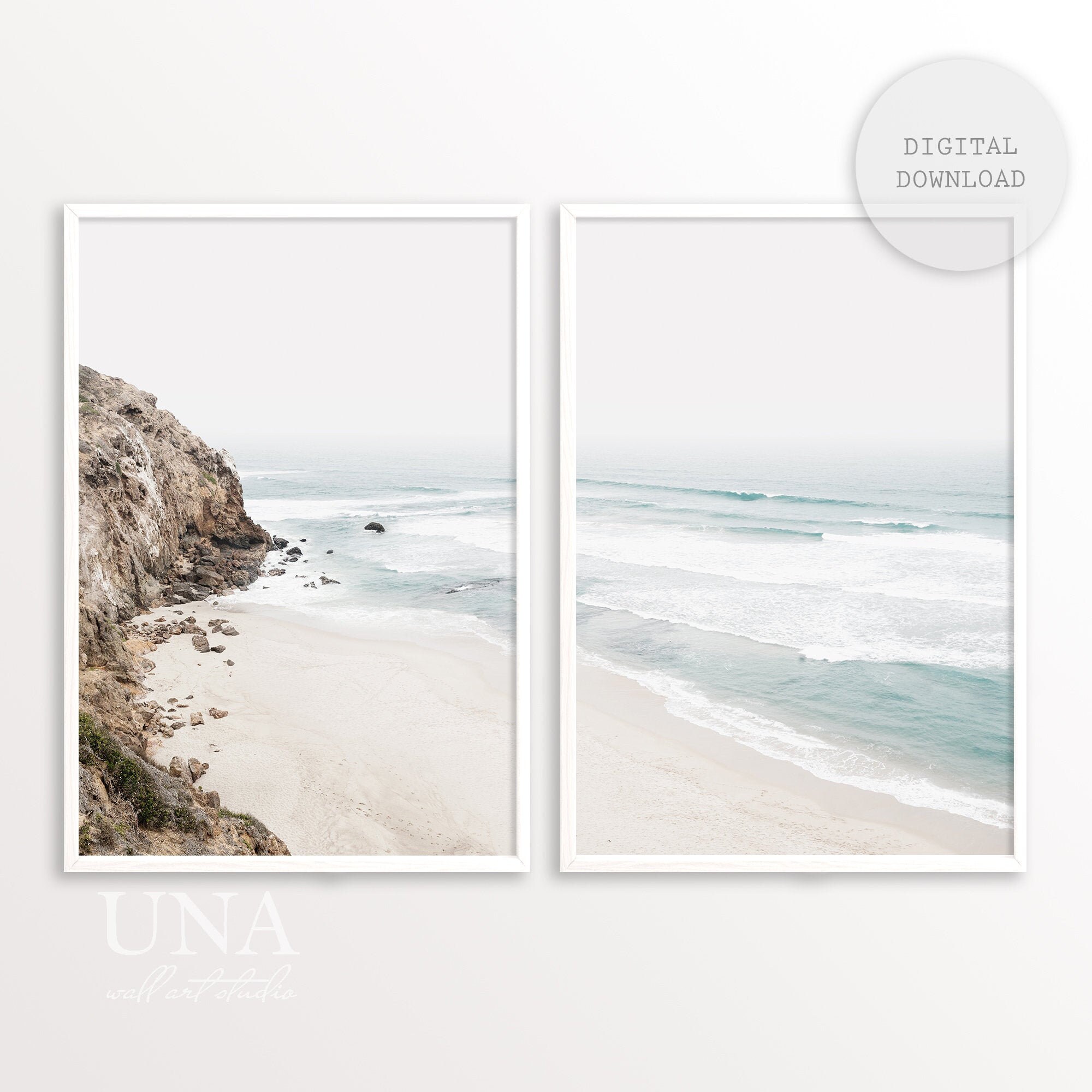 Digital Prints Prints beach waves 11x14 ocean prints beach photo prints