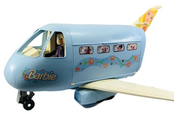 barbie plane blue