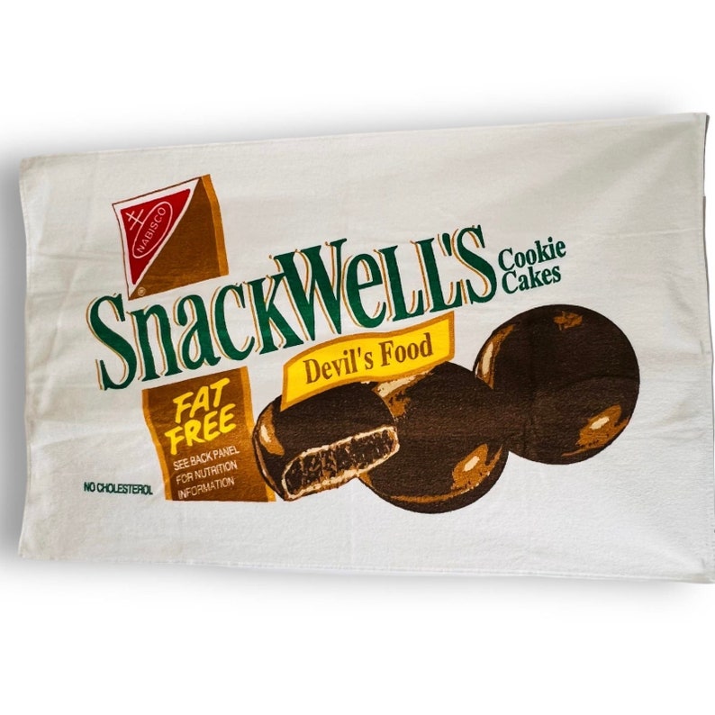 90s Nabisco Snackwell's Fat Free Cookies Beach Towel 36 X 57 Promotional RARE Etsy