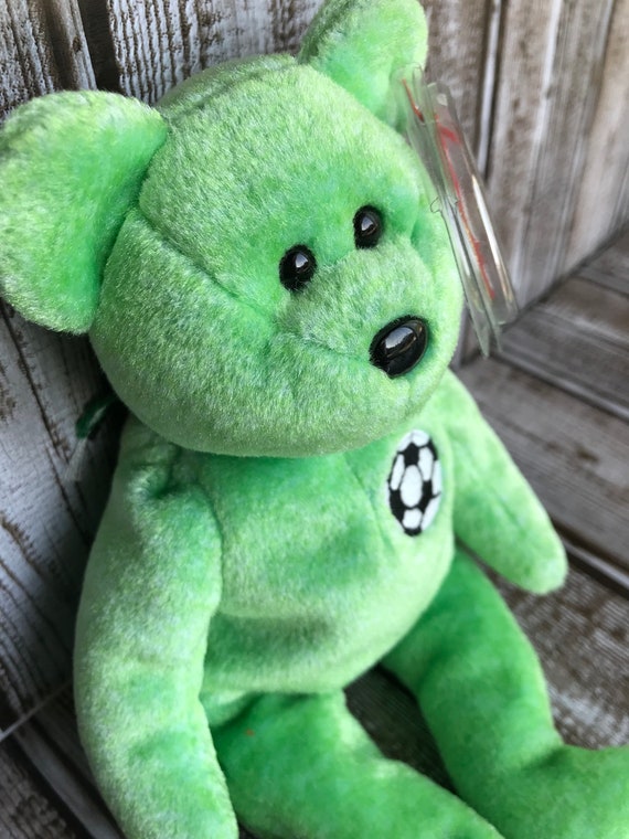 green ty bear
