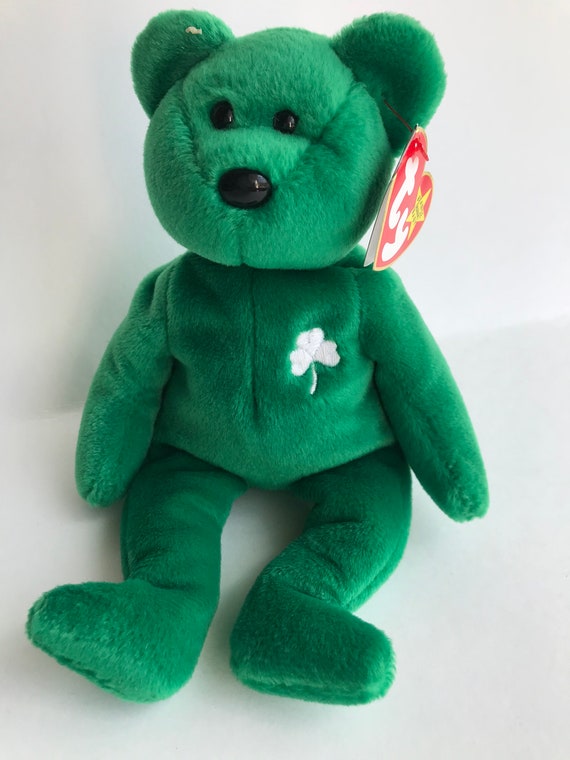 green ty bear