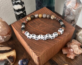 CAPRICORN Beaded Bracelet