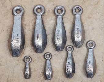 6 oz bank fishing sinkers 27 pack