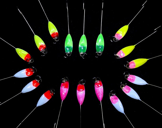 18 Shad Flutter Spoons 1 Willow Leaf Hammered Nickel Highly Polished