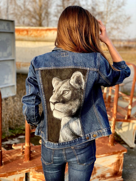 Buy Hand Painted Denim Online In India -  India