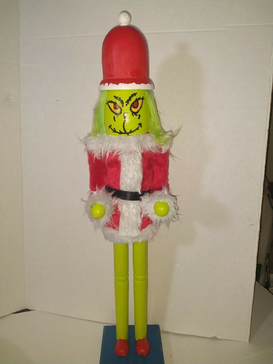 Large 24 inches Wood GRINCH Nutcracker customized Etsy