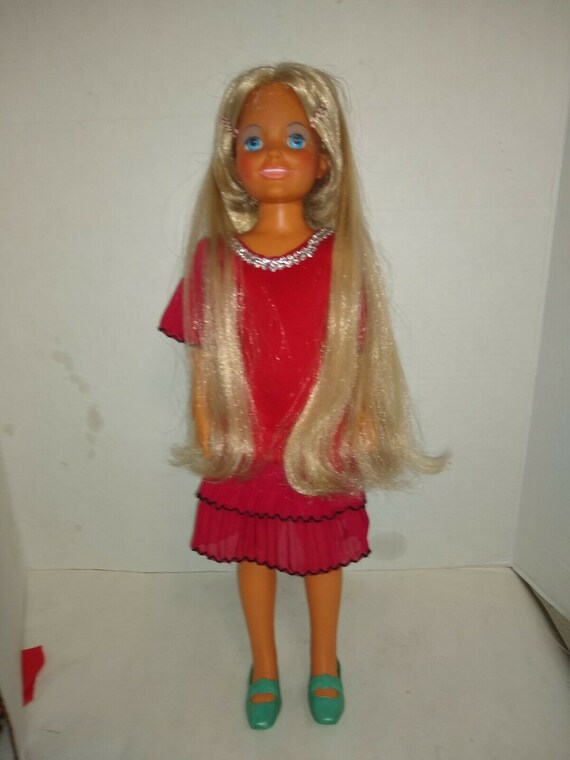 Vintage Ideal Grow Hair Crissy Doll 18 Blonde Hair And Etsy
