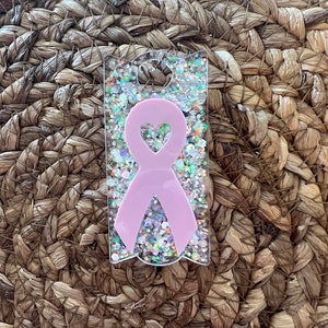 Tumbler Name Tag, Breast Cancer  Tumbler Tag, Warrior Life, Stanley Topper, Name for lid, Tumbler Accessories, Acrylic Tag, Cancer Survivor