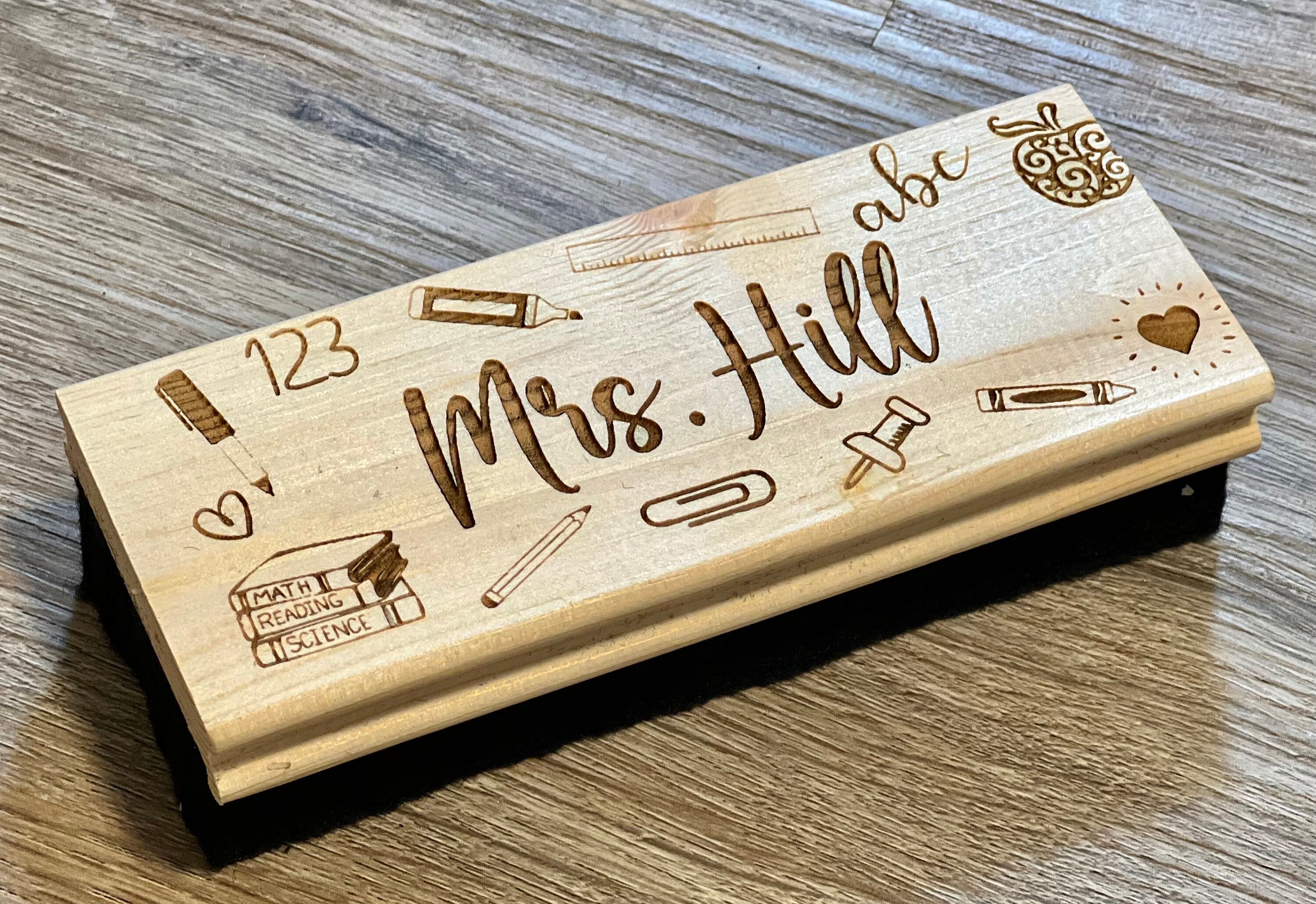 Personalized Erasers Teacher Gifts Dry Erase Board Eraser Etsy