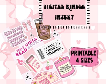 Capa rosa para Kindle | Decoração feminina para e-reader (Download digital)