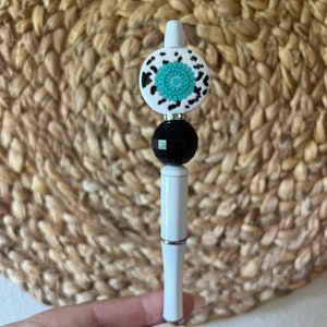Custom Bead Pens, Western Pens, Silicone Beads, Personalized Gifts, Cute Pens, Pens, Office & School Supplies