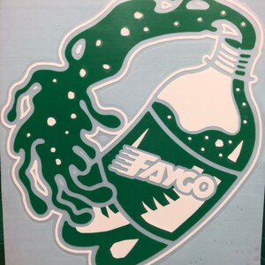 Adesivo de vinil Faygo de 8"