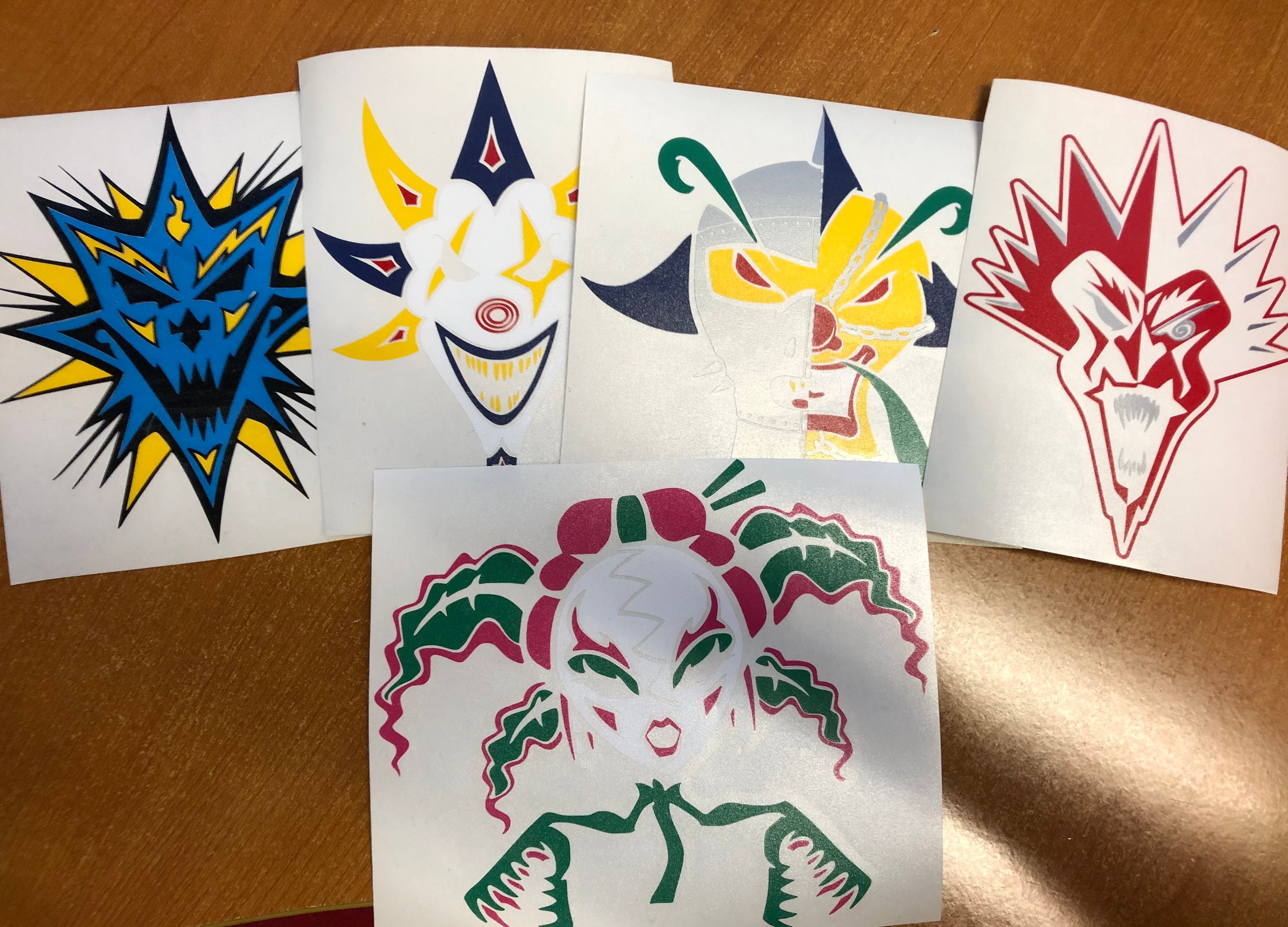 Insane Clown Posse Second Deck Jokers Cards Set 6 Tall Vinyl - Etsy