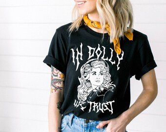 We Trust In Metalcore inspired t-shirt | Country Music |  | Yee-Haw! Cowgirl Western | Death Metal Shirt