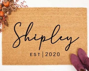 Personalized Doormat Hand Painted Door Mat Personalized Etsy Door Mat Diy Personalized Door Mats Door Mat