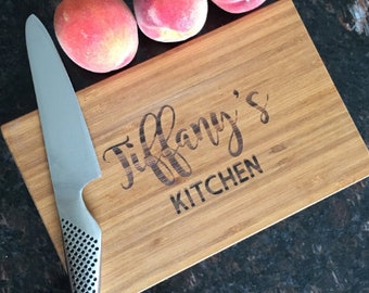 Gift For Mom - Laser Engraved Cutting Board -chopping board-name gift- Gift for Her - Personalized Gift - Housewarming -custom cutting board