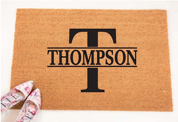 Door Mats Door Mat Doormat Personalized Doormat Welcome Etsy