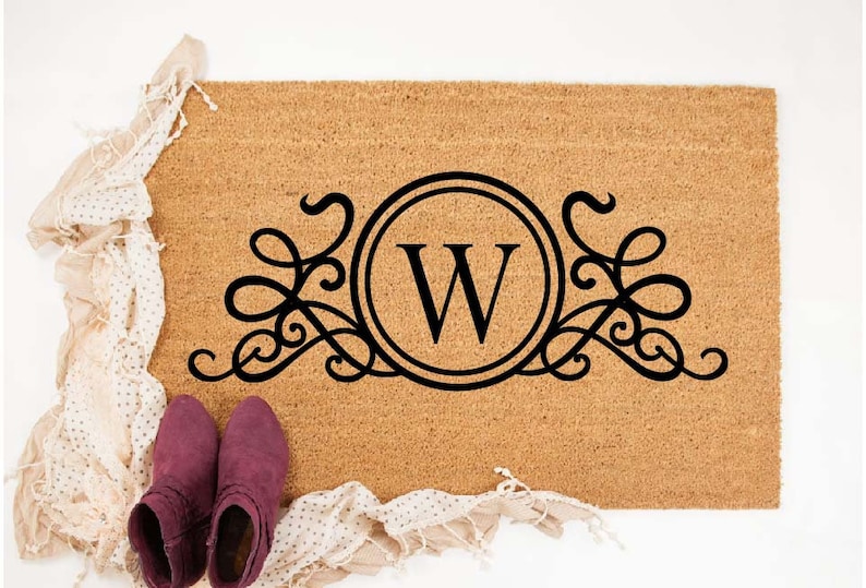 Monogrammed Doormat