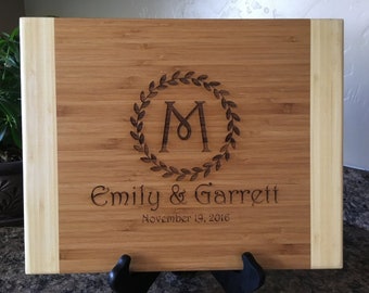 Personalized Cutting Board - Wedding Gifts - Wood Cutting Board - Cool Couple Gift, Bamboo Cutting Board-last name gift-chopping board