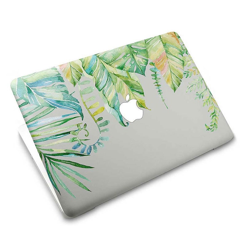 Sticker Vinyl MacBook Skin Protector Decal Tropical Green Leaf 804M