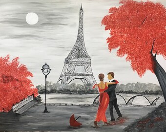 Romantic evening in Paris
