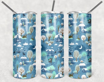 Kerstontwerp, png hoge kwaliteit, ontwerpen 20 oz sublimatie