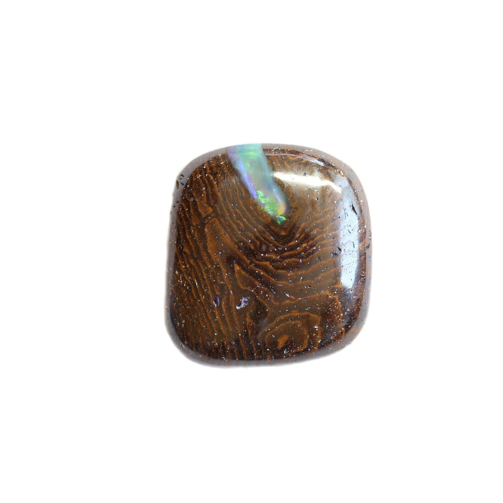 Boulder opal 6.23ct 12 x 11mm Australian natural solid loose stone Winton