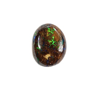 Boulder opal 1.16ct 8 x 6mm Australian opal natural solid loose unset stone