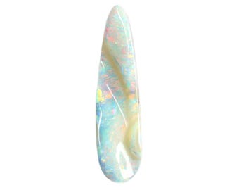 Boulder opal 7.12ct 29.8 x 7.6mm Australian opal natural solid loose stone