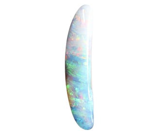Boulder opal 7.16ct 30.6 x 6mm Australian opal natural solid loose stone
