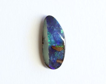 Boulder opal 1.31ct 11x 5mm Australian opal natural solid loose stone Winton