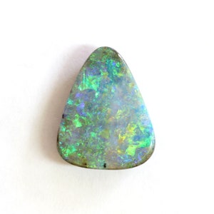 Boulder opal 7.09ct 15.8 x 12.7mm Australian opal natural solid loose Winton