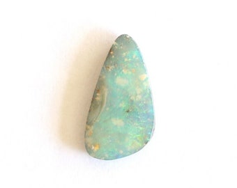 Boulder opal 2.65ct 14 x 7mm Australian opal natural solid stone Winton