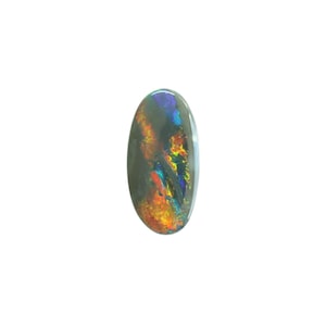 Natural solid black opal 0.76ct loose unset stone Lightning Ridge Australia