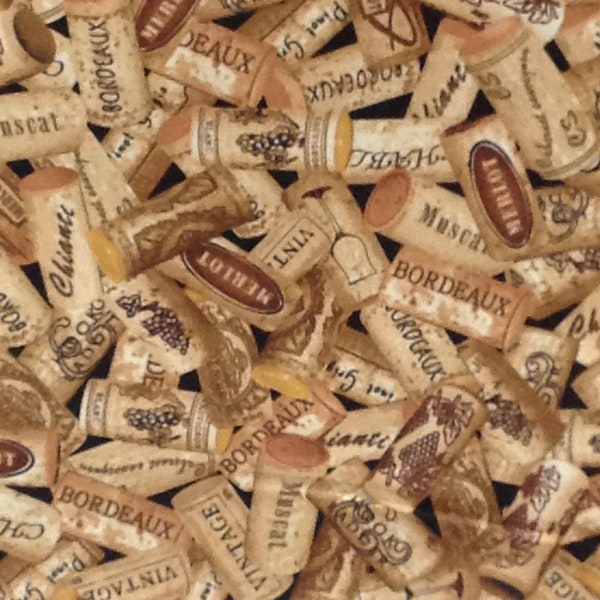 Wine Cork Fabric Etsy