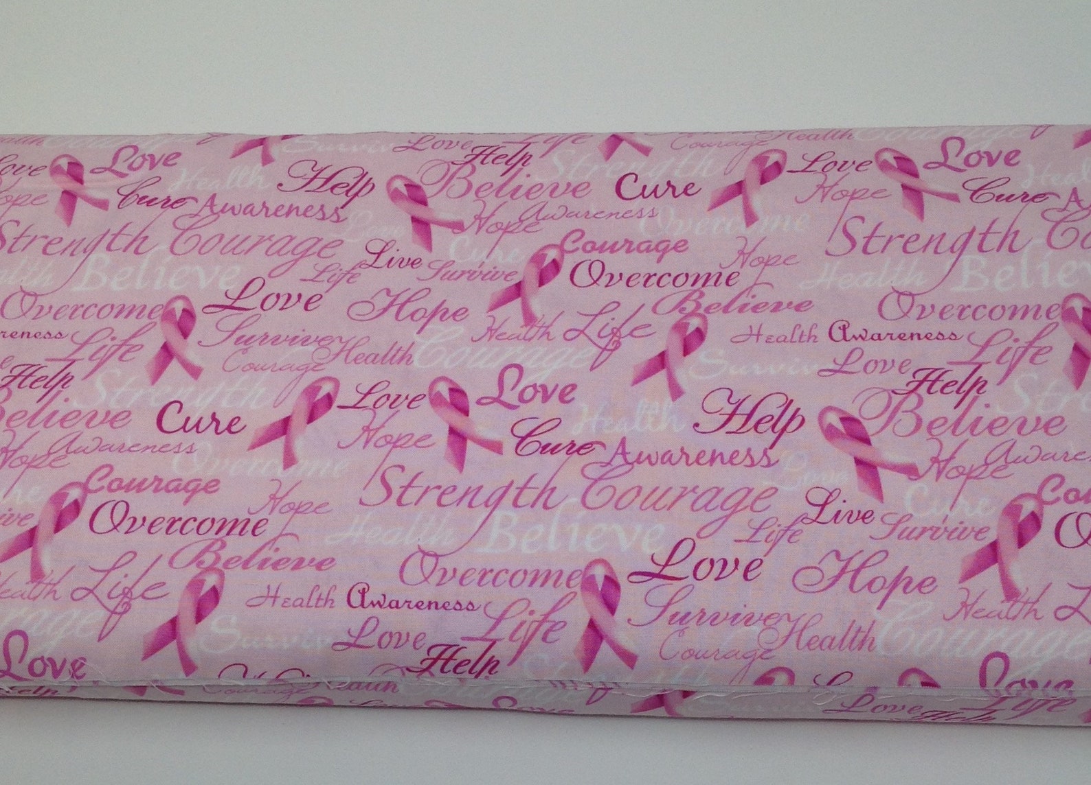 Cancer Pink Ribbon Fabric 100 Cotton Fabric by Timeless Etsy