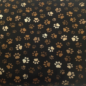 Mud Paws by Timeless Treasure , 100% cotton quilting fabric, Brown shades of dog pet fabric, Back in Stock