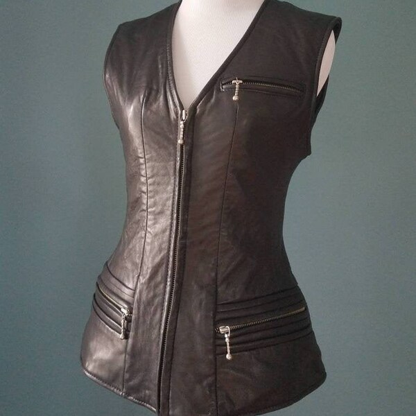 Soft Vintage Genuine Leather Vest