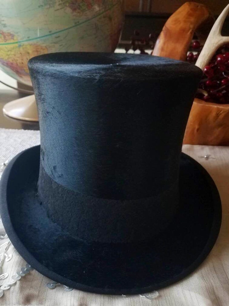 Antique Late 1800s Victorian Top Hat | Etsy