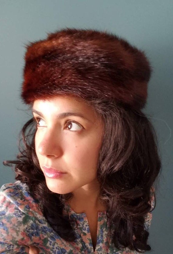 60s Fur Pill Hat