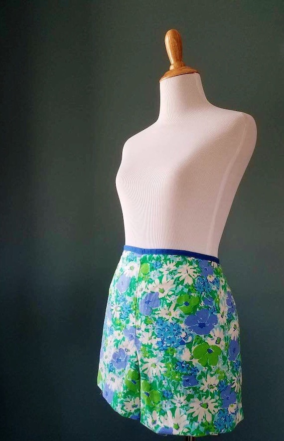 50s 60s 70s Pin up Style Floral Vintage Cotton Swi