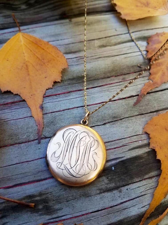 Victorian Monogrammed Locket
