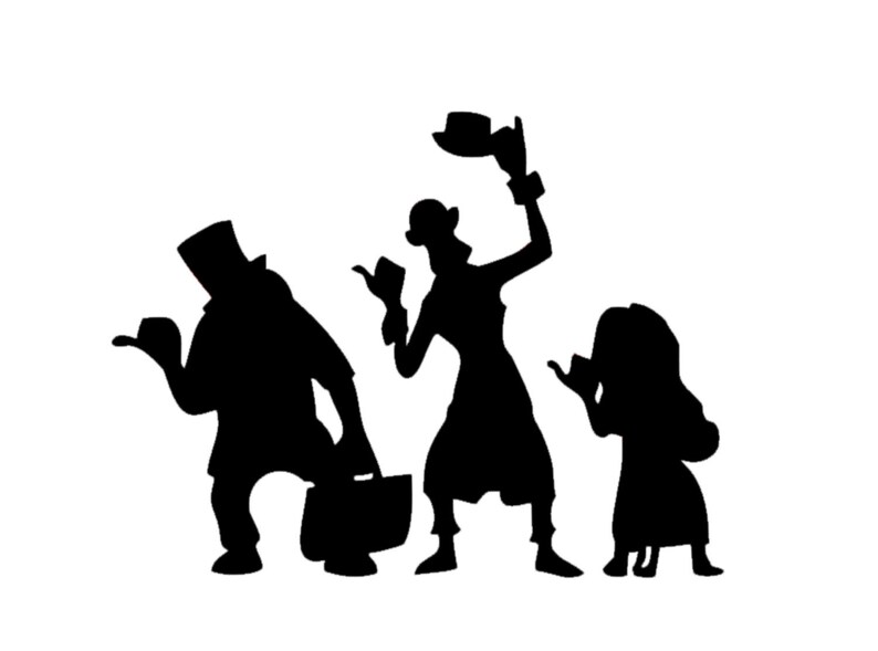 Hitchhiking ghost disney decal/ disney decal/ car decal/ cup Etsy