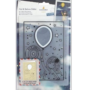 Dossier et matrice de gaufrage Santoro Gorjuss | Dossier de gaufrage pour cartes, scrapbooking et travaux manuels 3D