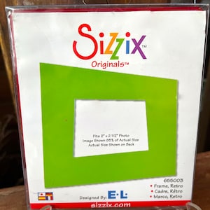 Sizzix Retro Frame Die | Compatible with Sizzix Big Shot and BIGkick | Dies for Scrapbooking and Crafts