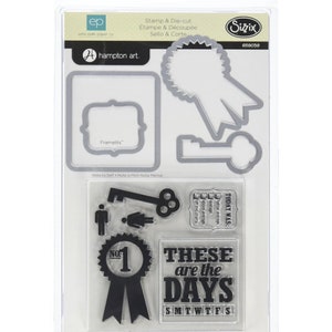 Set di 6 timbri trasparenti e 4 fustelle Framelits: ideali per scrapbooking, cartoline e lavori creativi